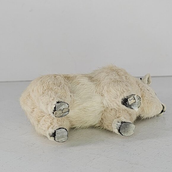 Realistic Mountain Goat Figurine Rabbit Fur - Picture 7 of 8